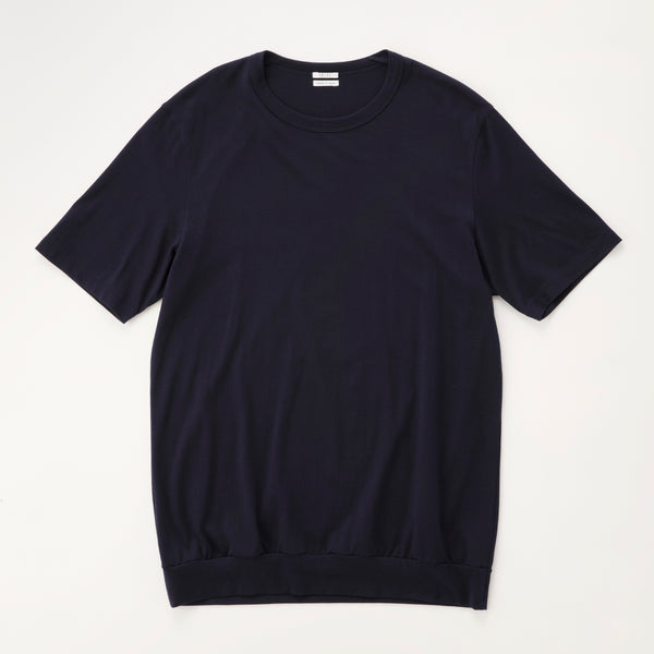 SUVIN T-shirts(スビンコットン 裾リブＴシャツ)<br>※2色展開<br>※4/15再入荷