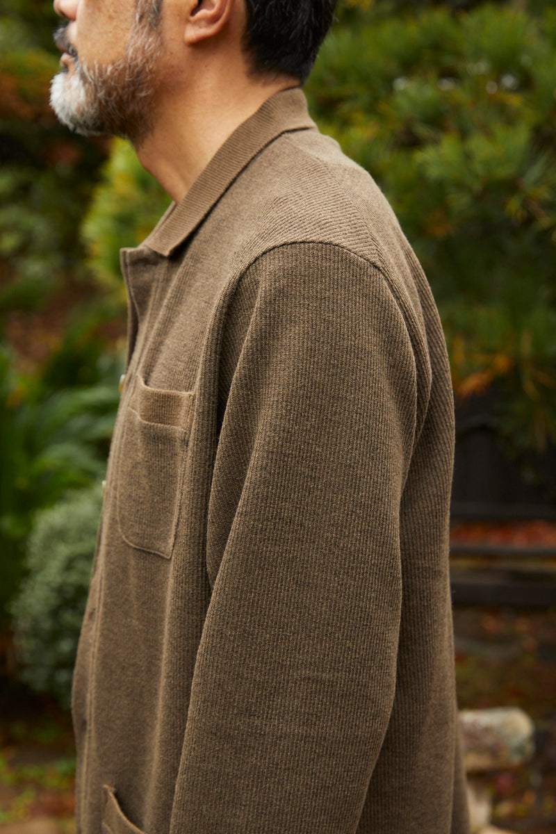 <2024AW新作>Wool Cotton Work jacket(ウールコットンワークジャケット)<br>※残り一点