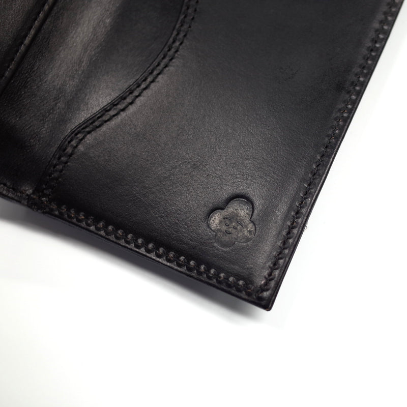 <新作>Horween Three Folded Wallet(ホーウィン三つ折り ワンポイントロゴ ウォレット)