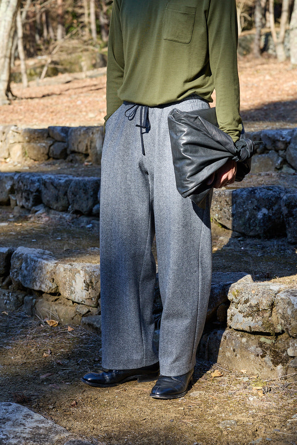 <2025AW新作>Heringbone wdepants(ヘリンボーンワイドパンツ)