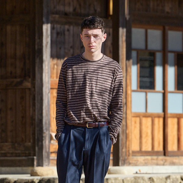 <2025AW新作>Stripe L/S T-shirt(ボーダーロングスリーブTシャツ)