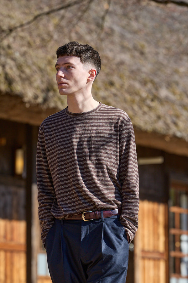 <2025AW新作>Stripe L/S T-shirt(ボーダーロングスリーブTシャツ)