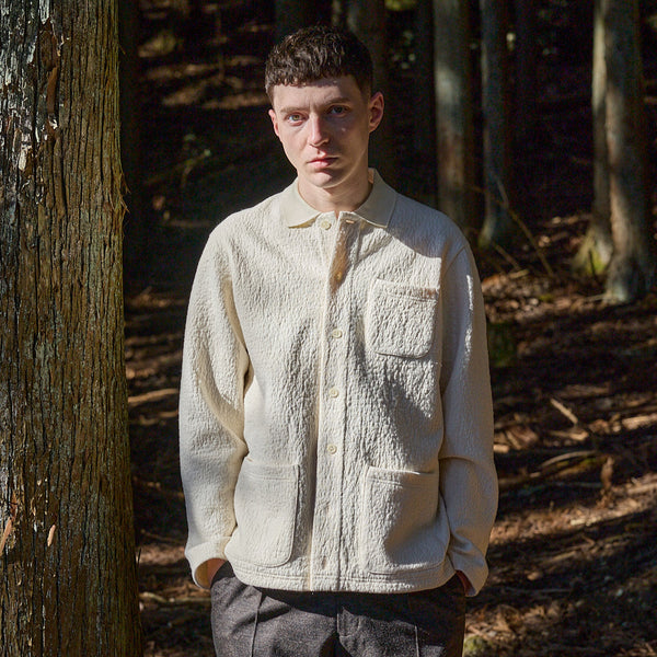<2025AW新作>Work Jacket(シワ加工裏起毛ワークジャケット)