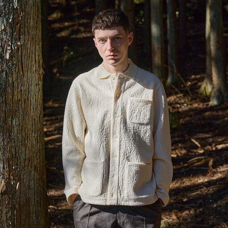 <2025AW新作>Work Jacket(シワ加工裏起毛ワークジャケット)