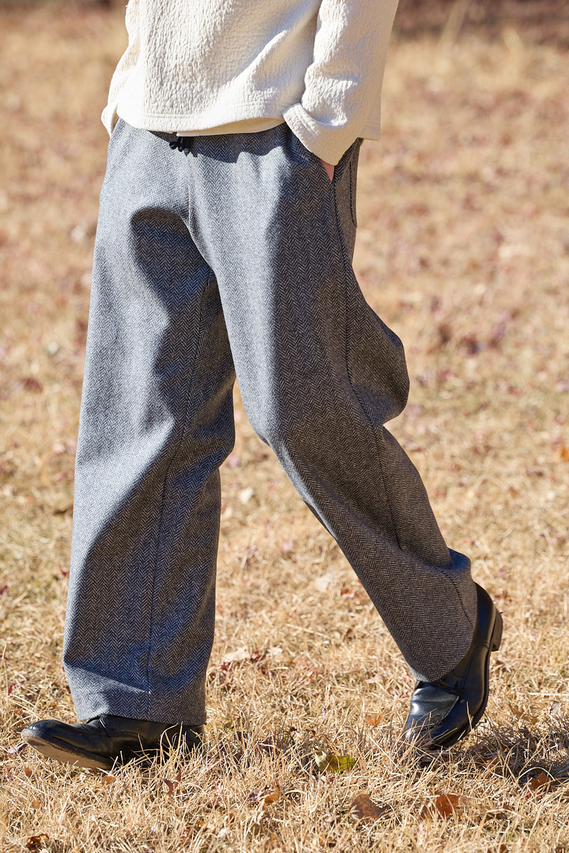 <2025AW新作>Heringbone wdepants(ヘリンボーンワイドパンツ)