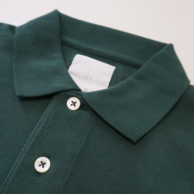[WEB限定販売]Standard Polo shirt(ポロシャツ)<br>苔色/グリーン