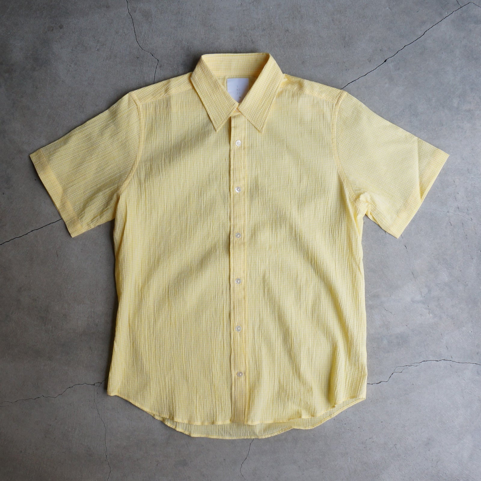 Cotton short-sleeve shirt(コットン半袖シャツ) – IKIJI