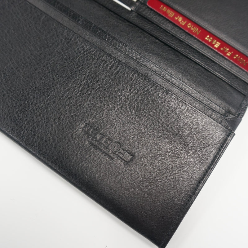 Organ-Gusset Wallet with logo(風琴マチワンポイントウォレットIKIJIロゴ入り)