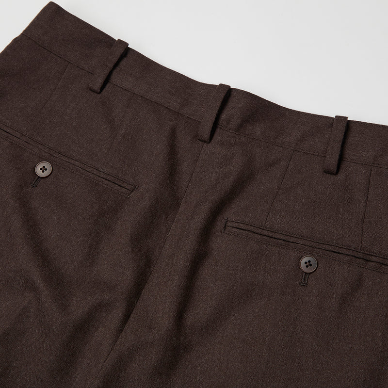 Henri Semi flannel wide trousers(アンリセミフラノワイドパンツ)<br>※2色展開
