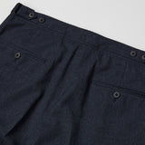 Wool waist adjustable trousers(アンリセミフラノ ウエストアジャスト