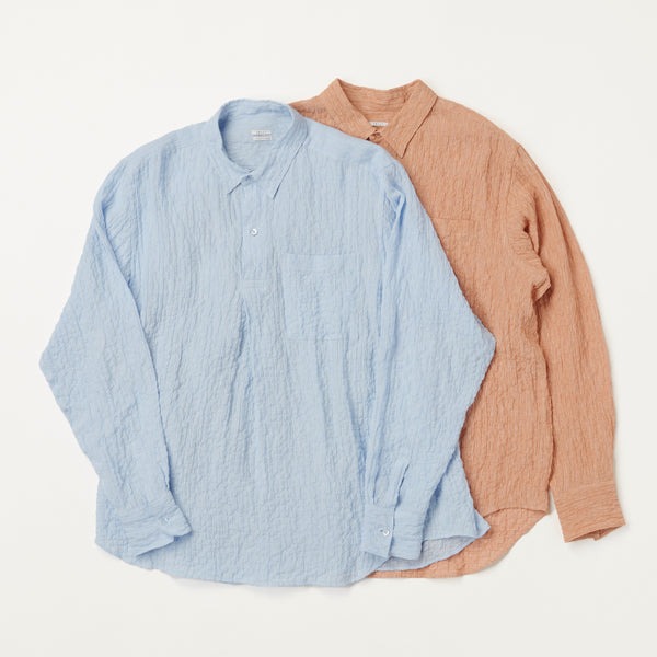 <24SS新作>Linen pullover shirt(リネンプルオーバーシャツ)