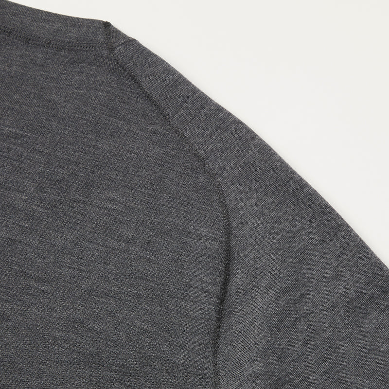 Wool sweat shirt(ウールTPS縫製スウェットシャツ)