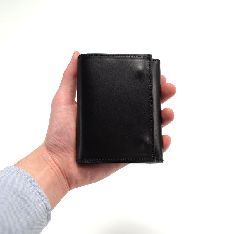 <新作>Horween Three Folded Wallet(ホーウィン三つ折り ワンポイントロゴ ウォレット)