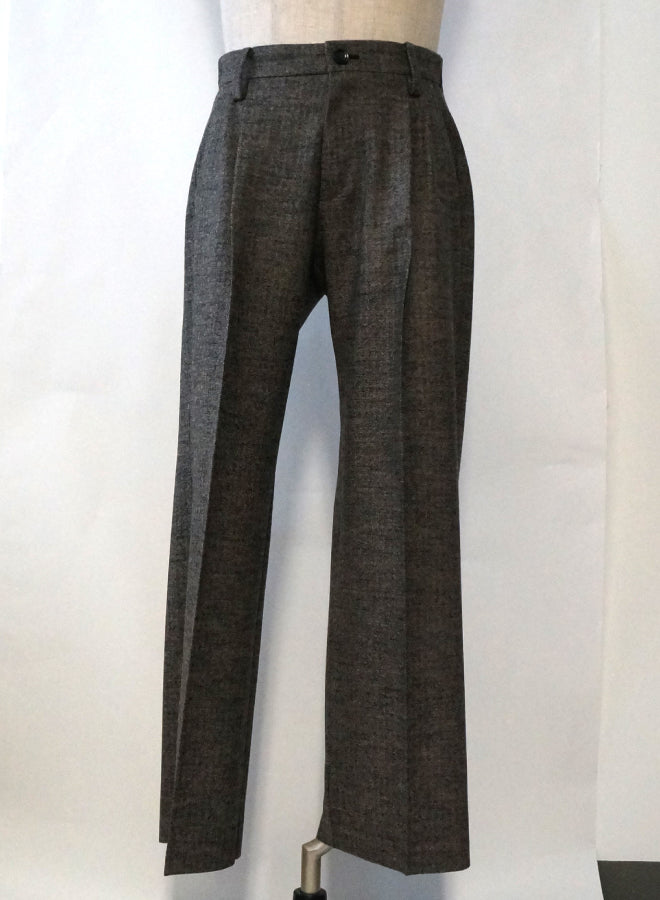 <2024AW新作>Herringbone wide trousers(ヘリンボーンワイドトラウザーズ)