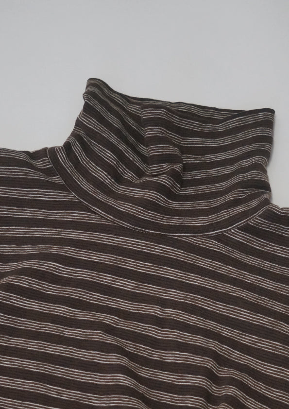 <2025AW新作>Stripe L/S highneck T-shirt(ボーダーハイネックTシャツ)