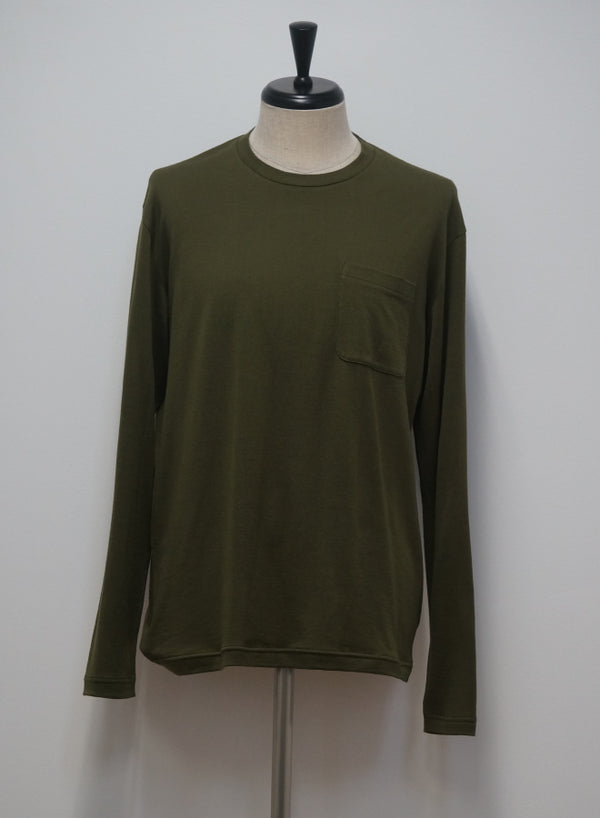 <2025AW新作>Higuchi wool L/S T-shirt(樋口ウールロングスリーブTシャツ)