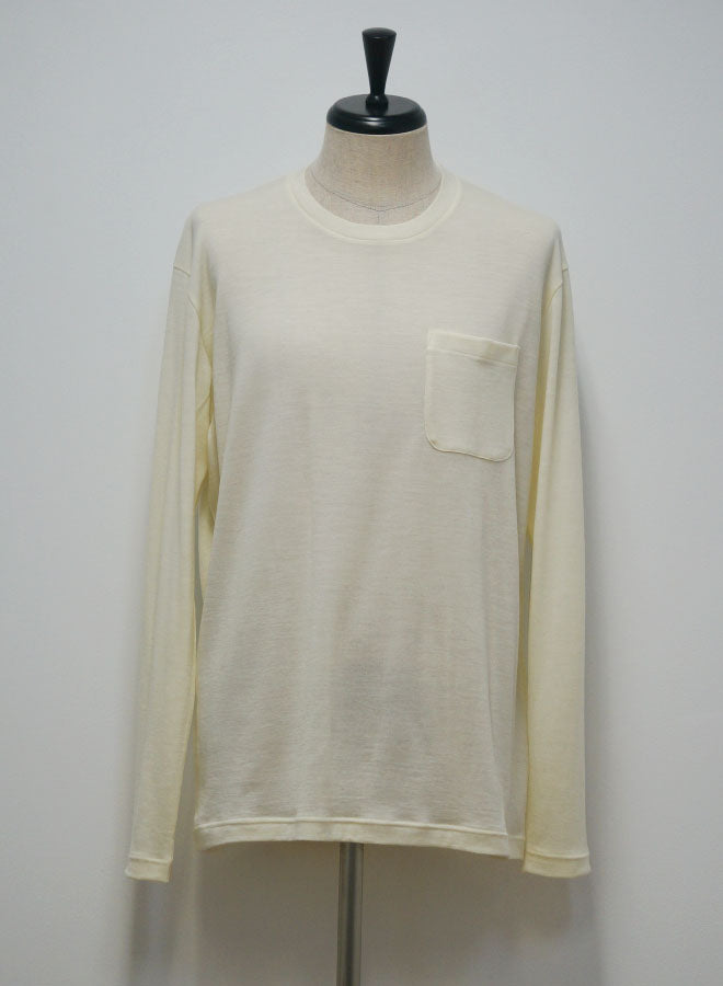 <2025AW新作>Higuchi wool L/S T-shirt(樋口ウールロングスリーブTシャツ)