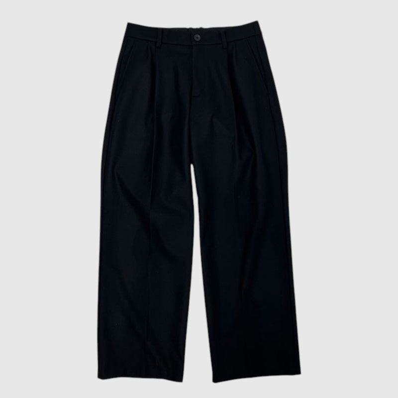 WOOL WIDE TROUSERS(ウールワイドトラウザーズ） – IKIJI OFFICIAL SITE