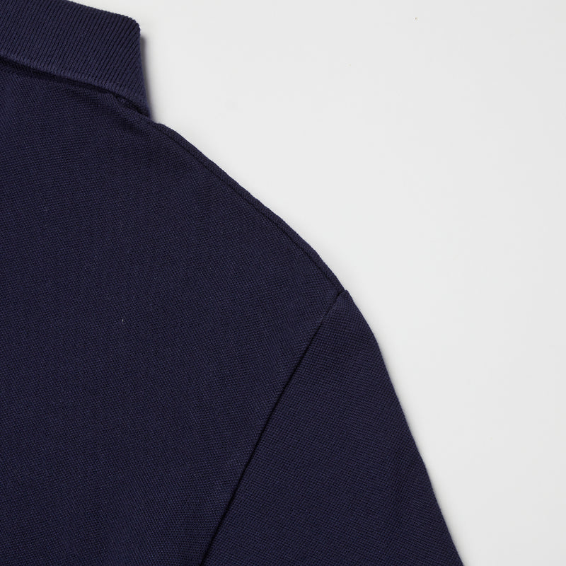 【予約商品】 Garment dyed Longsleeve Polo Shirts(製品染め長袖ポロシャツ)<br>※受付終了