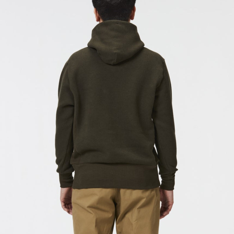 Pullover hoodie(裏起毛プルオーバーパーカー)<br>Green(苔色)