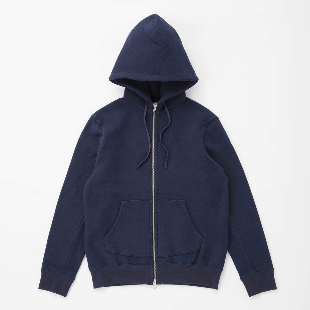 IKIJI - Zip front hoodie(裏起毛ジップパーカー) – IKIJI OFFICIAL SITE