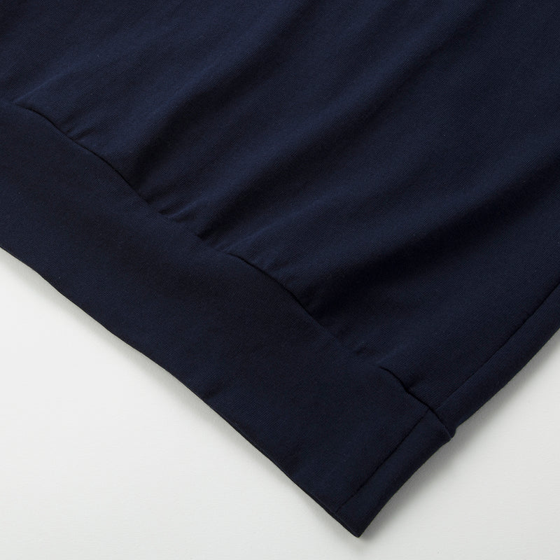 SUVIN T-shirts(スビンコットン 裾リブＴシャツ)<br>※2色展開<br>※4/15再入荷